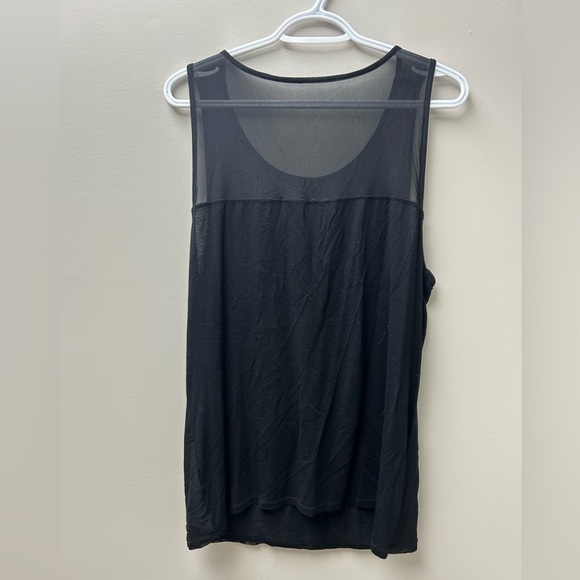 Reitman’s Black Floral Tank Top - Picture 3 of 4